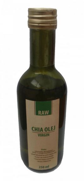CHIA virgin olej RAW 250ml