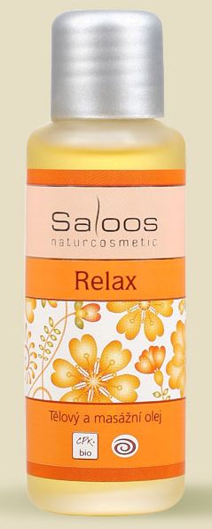 Masážny olej Relax Saloos 125ml