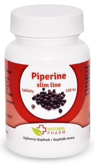 Piperine slim line 10mg tablety Natural Pharm 100ks