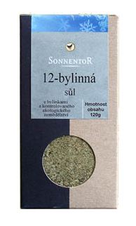 Morská soľ s 12 bylinkami Sonnentor 120g