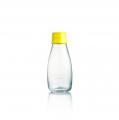 Sklenená fľaša ECO RETAP žltý uzáver 300ml