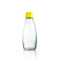 Sklenená fľaša ECO RETAP žltý uzáver 500ml